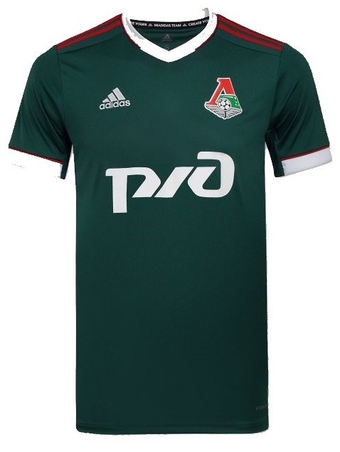 Camisa oficial Adidas Lokomotiv de Moscou 2020 2021 I jogador